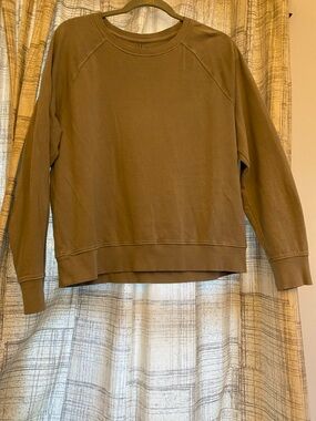 Athleta Tan Crewneck Sweatshirt